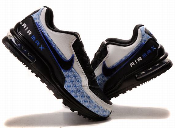 New Men'S Nike Air Max Ltd Black/ White/Blue